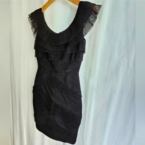 BCBGMaxAzria Black Briana Cocktail Dress - Picture 3 of 16